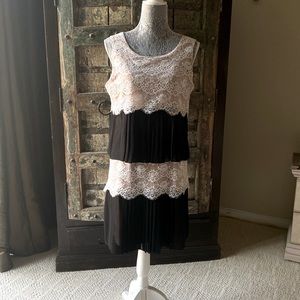Jessica Simpson Lace Chiffon Dress